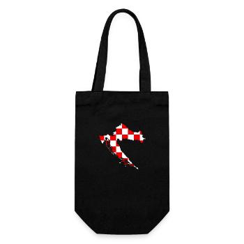 croatia hrvatska croatia hrv hr adria tourism sea - Gift Bag for Bottles - black - Front