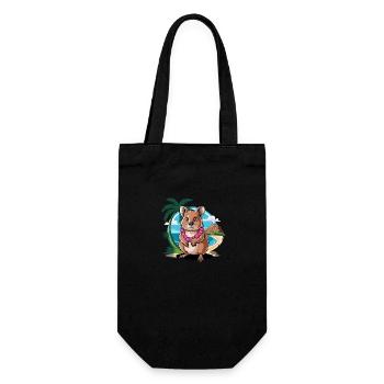 Tropical Quokka - Sac à bouteille - noir - Devant