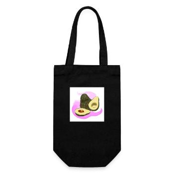Avocado - Gift Bag for Bottles - black - Front