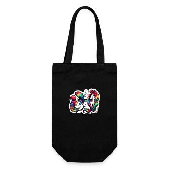 Zodiaque des couleurs : Poissons - Sac à bouteille - noir - Devant