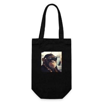 Cool Ape - Gift Bag for Bottles - black - Front