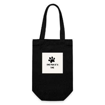 Positive Paw - Gift Bag for Bottles - black - Front