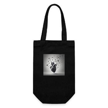 Liberated emotions - Gift Bag for Bottles - black - Front