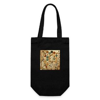 Géométrie de la nature - Sac à bouteille - noir - Devant