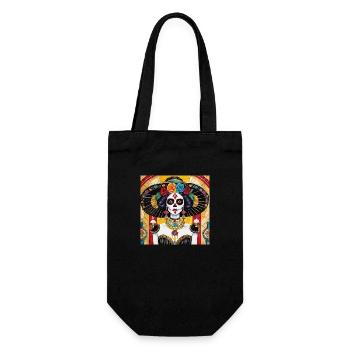 LA CATRINA DELUXE - Gift Bag for Bottles - black - Front