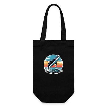 Sunset Splash - Gift Bag for Bottles - black - Front