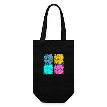 Popart urban style - Gift Bag for Bottles - black - Front