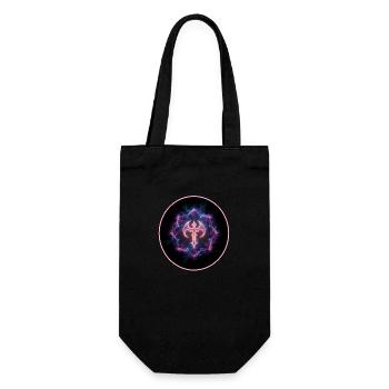 Axt-Symbol - Geschenkbeutel für Flaschen - Schwarz - Vorne