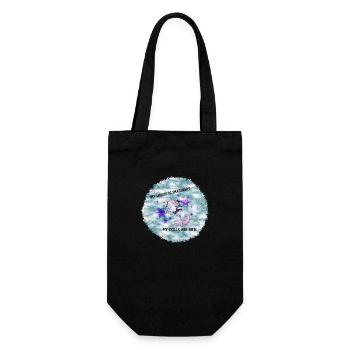 Mon cheval est imaginaire, mes compétences ne le sont pas ! - Sac à bouteille - noir - Devant