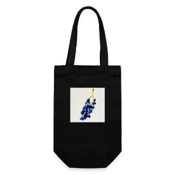 Grapes - Gift Bag for Bottles - black - Front