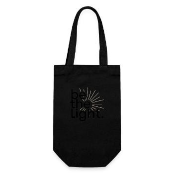 Soyez la lumière - Sac à bouteille - noir - Devant