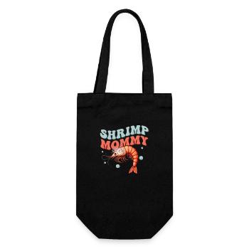 Shrimp Mommy Shrimp Lover Seafood - Gift Bag for Bottles - black - Front