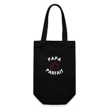 Perfect Dad - Dad Gift Idea - Gift Bag for Bottles - black - Front