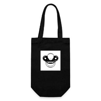Dicker Schnuller - Baby in anmarsch! - Geschenkbeutel für Flaschen - Schwarz - Vorne