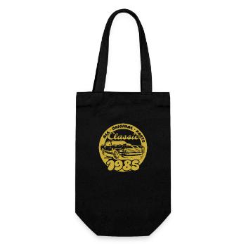 40. Geburtstag - Klassiker Musclecar 1985 - Geschenkbeutel für Flaschen - Schwarz - Vorne