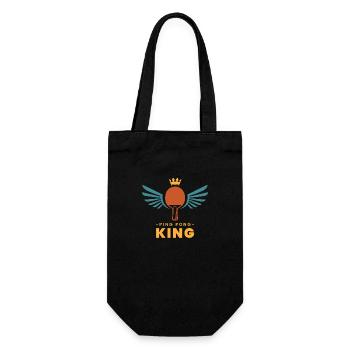 Ping Pong Addict Saying Gift Sports Table Tennis - Gift Bag for Bottles - black - Front