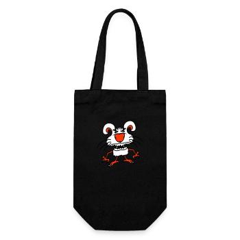 Bunny Monster Evil Cool Halloween Horror - Gift Bag for Bottles - black - Front