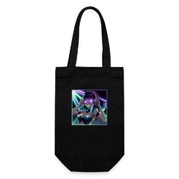 Party girl - Gift Bag for Bottles - black - Front