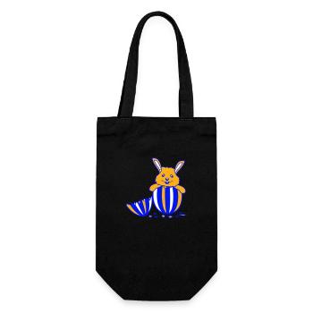 Lapin Oeuf de Pâques Lapin de Pâques Éclos Bébé Enfant - Sac à bouteille - noir - Devant
