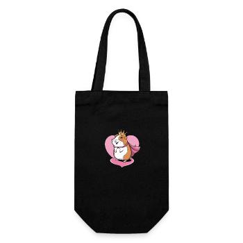 Royal Guinea Pig - Geschenkbeutel für Flaschen - Schwarz - Vorne