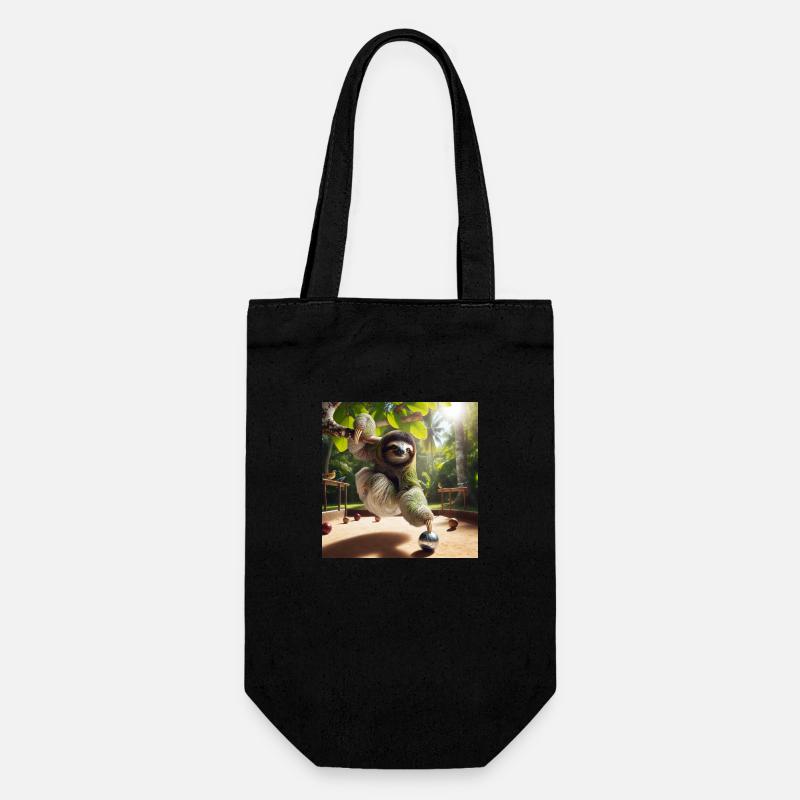 Pétanque Sloth Tramp - Sac à bouteille - noir