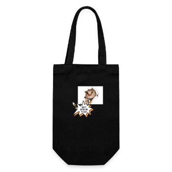 Don't bathe me cat - Gift Bag for Bottles - black - Front