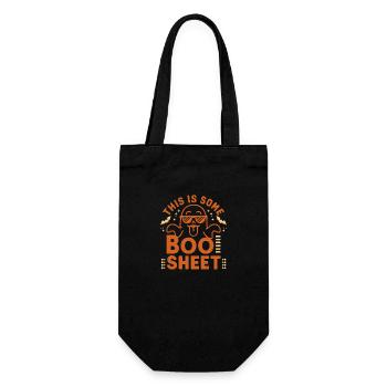 Halloween Bone Chest Gift Creepy Horrible - Sac à bouteille - noir - Devant