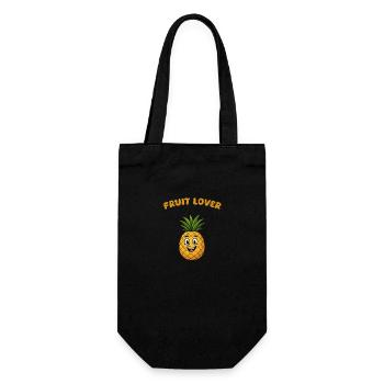 Ananas - Sac à bouteille - noir - Devant