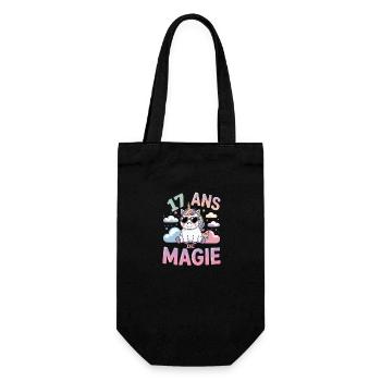 17 ans de magie - Sac à bouteille - noir - Devant