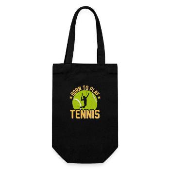 Amateur de tennis Joueur de tennis Balle de tennis Sport - Sac à bouteille - noir - Devant