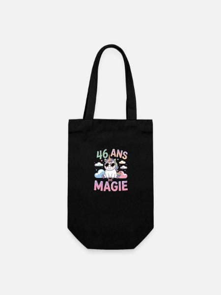 46 ans de magie - Sac à bouteille - noir
