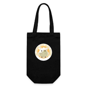 Cochon D'inde eat, drink, poop, sleep, repeat - Sac à bouteille - noir - Devant