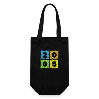20th Birthday Andy's Patches 2005 - Gift Bag for Bottles - black - Front