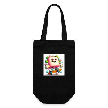 2cc40282 906f 4c98 93b2 69645453e3da - Geschenkbeutel für Flaschen - Schwarz - Vorne