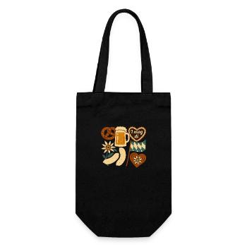 Bavaria - Gift Bag for Bottles - black - Front