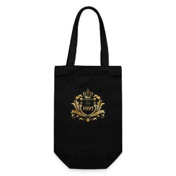 30. Geburtstag Semper Verum - Established 07/1995 - Geschenkbeutel für Flaschen - Schwarz - Vorne