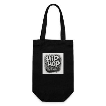 HipHopTrainBlack&White - Gift Bag for Bottles - black - Front