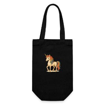 unicorn - Gift Bag for Bottles - black - Front