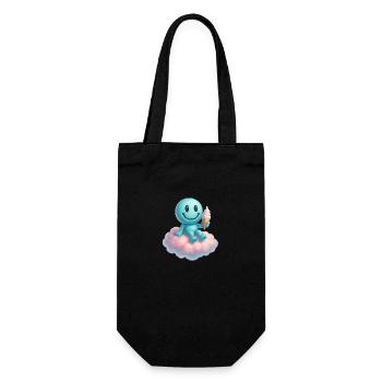 Cotton Candy Mood - Gift Bag for Bottles - black - Front