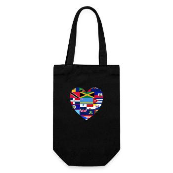 Caribbean feeling reduced to the essentials - Gift Bag for Bottles - black - Front