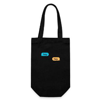 Hey - Geschenkbeutel für Flaschen - Schwarz - Vorne