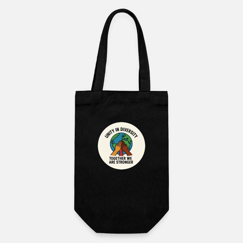 UNITÉ DANS LA DIVERSITÉ - Sac à bouteille - noir