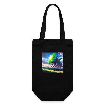 Leonardo Anime XL - Geschenkbeutel für Flaschen - Schwarz - Vorne
