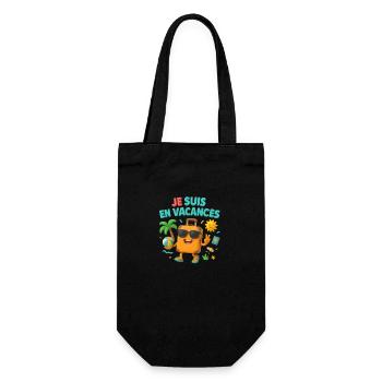 image je suis en vacance - Sac à bouteille - noir - Devant