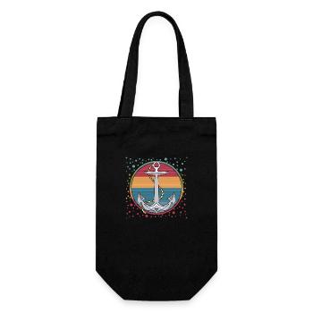 Anchor - Gift Bag for Bottles - black - Front