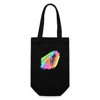 Feuerstern Firestar Cats Rainbow Warrior Cats - Gift Bag for Bottles - black - Front