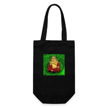 Buddha - Geschenkbeutel für Flaschen - Schwarz - Vorne