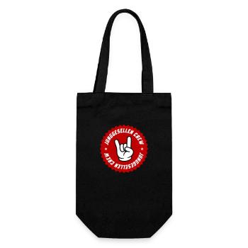 Junggesellen Crew Jga - Geschenkbeutel für Flaschen - Schwarz - Vorne