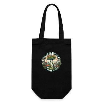 Faites du Jour de la Terre tous les jours - Sac à bouteille - noir - Devant