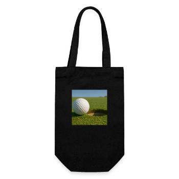 Sport - Golf - Geschenkbeutel für Flaschen - Schwarz - Vorne